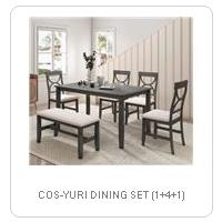 COS-YURI DINING SET (1+4+1)